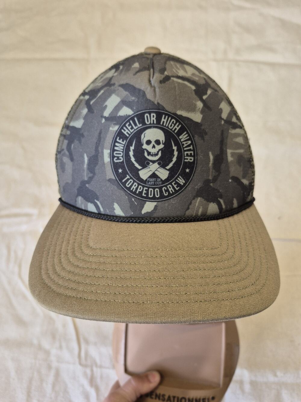 Patagonia Torpedo Crew Interstate Hat - Excellent - Big Camo: Fatigue Green